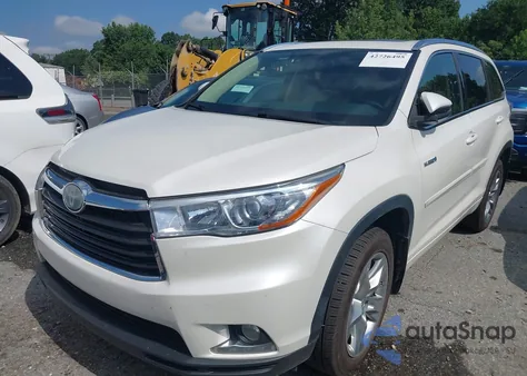 2014 Toyota Highlander Hybrid Limited Platinum V6 from USA, damaged, VIN 5TDDCRFH2ES005506